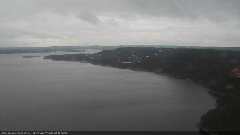 Lake Travis webcam, November 8, 2016 4:25 PM CT