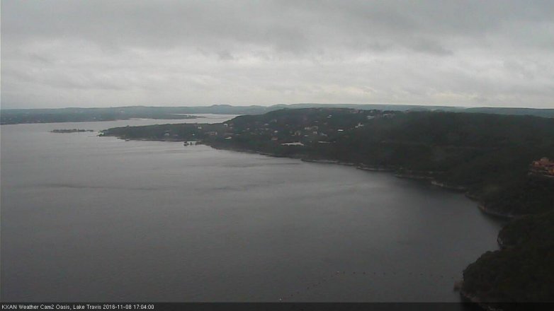 Lake Travis webcam, November 8, 2016 4:35 PM CT