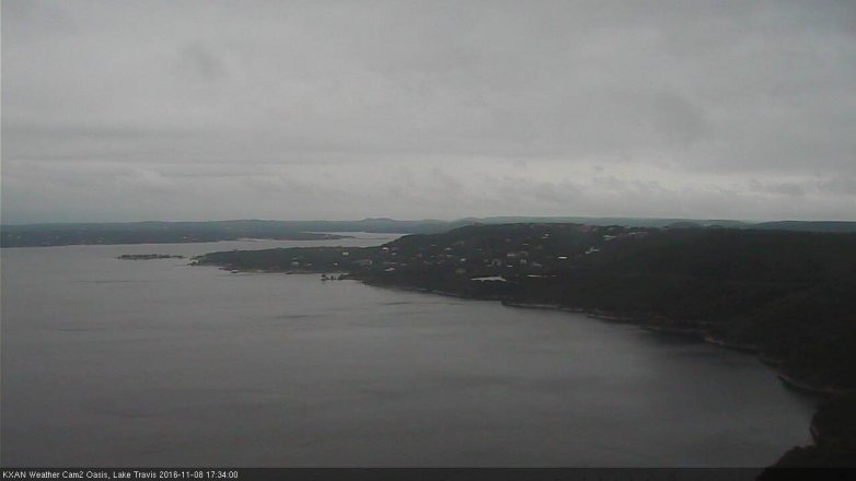 Lake Travis webcam, November 8, 2016 4:45 PM CT