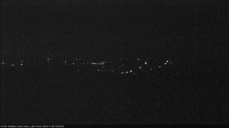 Lake Travis webcam, November 8, 2016 5:50 PM CT