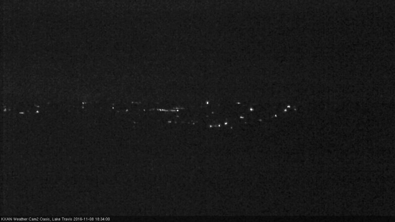 Lake Travis webcam, November 8, 2016 5:55 PM CT