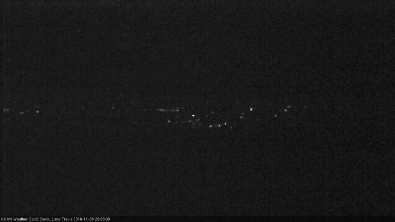 Lake Travis webcam, November 8, 2016 7:15 PM CT