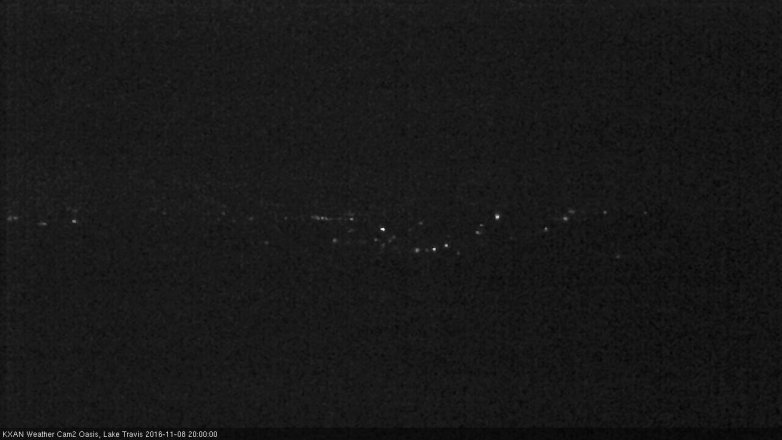Lake Travis webcam, November 8, 2016 7:20 PM CT