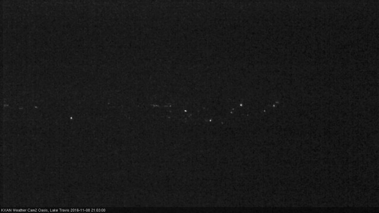 Lake Travis webcam, November 8, 2016 8:35 PM CT