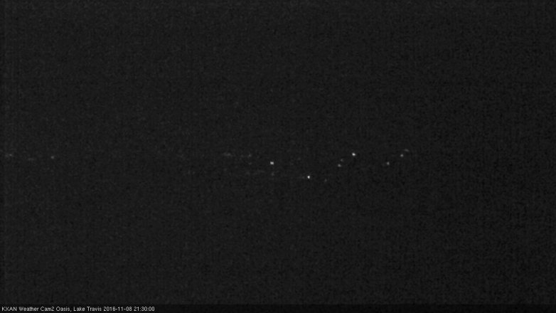 Lake Travis webcam, November 8, 2016 8:45 PM CT