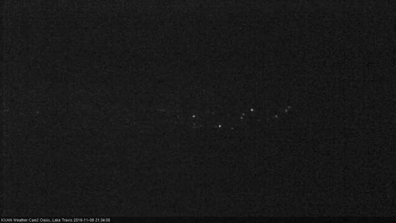 Lake Travis webcam, November 8, 2016 9:05 PM CT