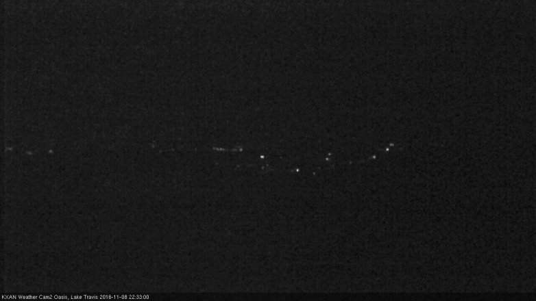 Lake Travis webcam, November 8, 2016 9:55 PM CT