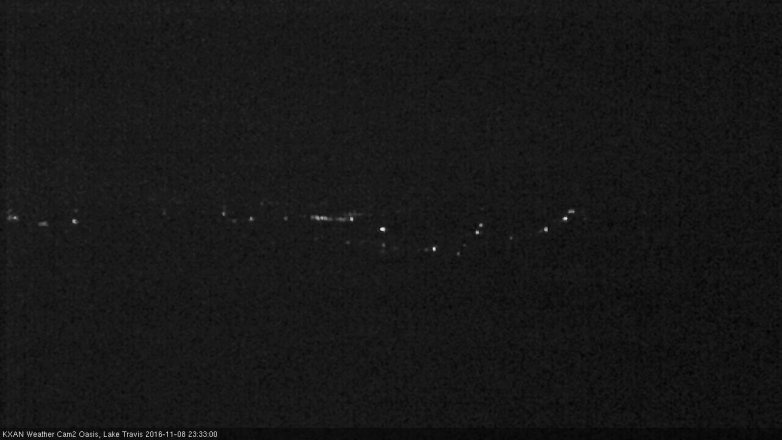 Lake Travis webcam, November 8, 2016 10:40 PM CT