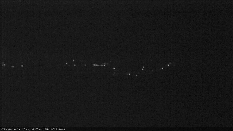 Lake Travis webcam, November 8, 2016 11:25 PM CT