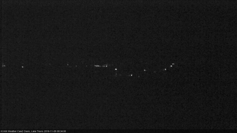 Lake Travis webcam, November 8, 2016 12:00 AM CT