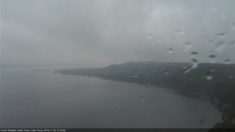 Lake Travis webcam, November 9, 2016 11:40 AM CT