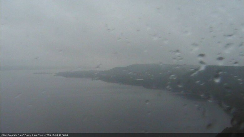 Lake Travis webcam, November 9, 2016 11:45 AM CT