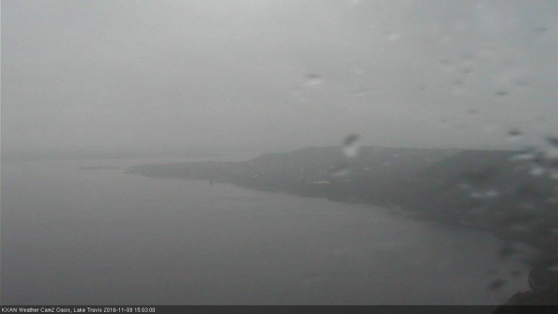 Lake Travis webcam, November 9, 2016 2:15 PM CT