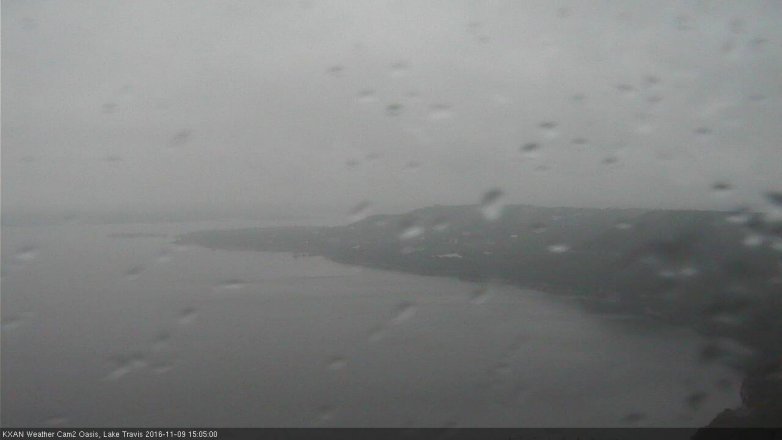 Lake Travis webcam, November 9, 2016 2:25 PM CT