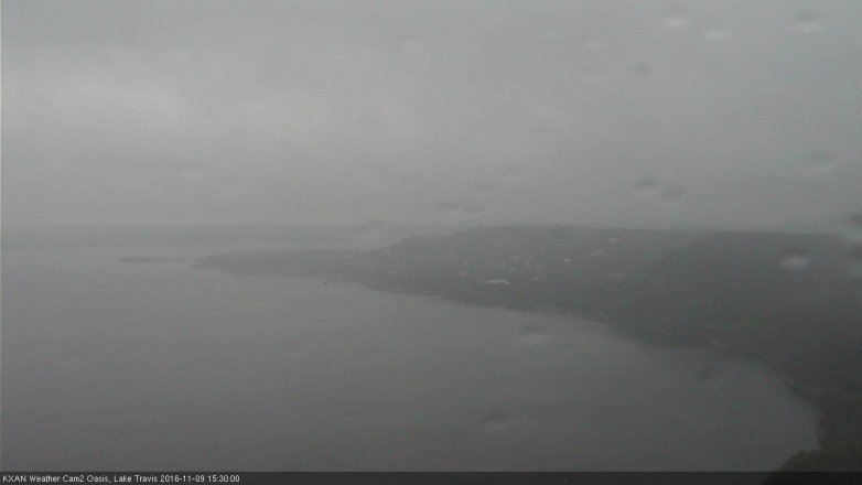 Lake Travis webcam, November 9, 2016 2:35 PM CT
