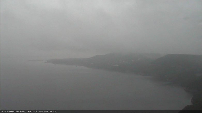 Lake Travis webcam, November 9, 2016 3:35 PM CT