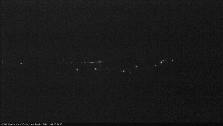 Lake Travis webcam, November 9, 2016 6:00 PM CT