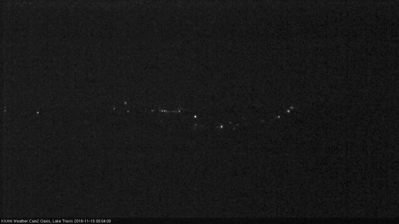 Lake Travis webcam, November 9, 2016 11:25 PM CT