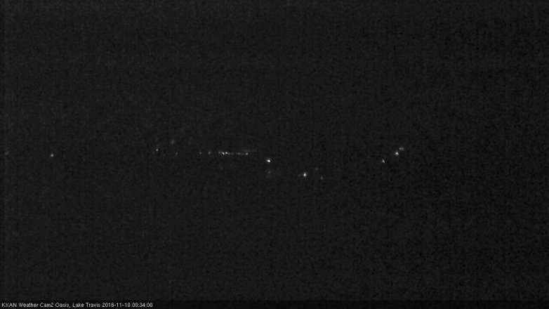 Lake Travis webcam, November 9, 2016 11:55 PM CT