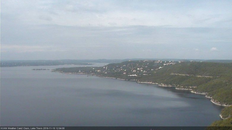 Lake Travis webcam, November 10, 2016 11:25 AM CT