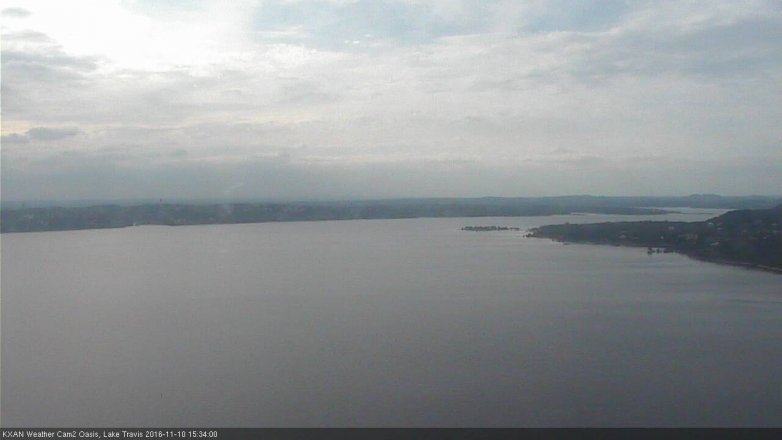 Lake Travis webcam, November 10, 2016 2:50 PM CT