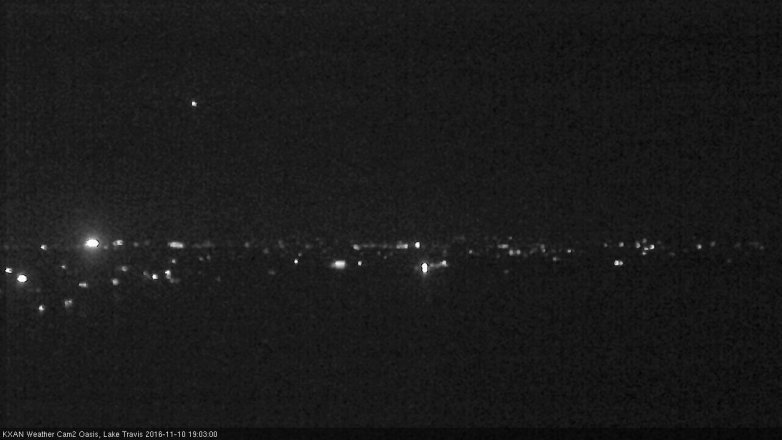 Lake Travis webcam, November 10, 2016 6:10 PM CT