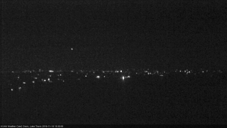 Lake Travis webcam, November 10, 2016 6:55 PM CT