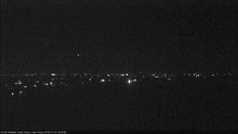 Lake Travis webcam, November 10, 2016 7:00 PM CT