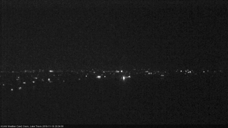 Lake Travis webcam, November 10, 2016 7:55 PM CT