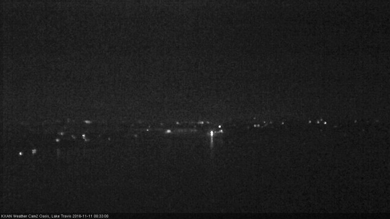 Lake Travis webcam, November 10, 2016 12:00 AM CT