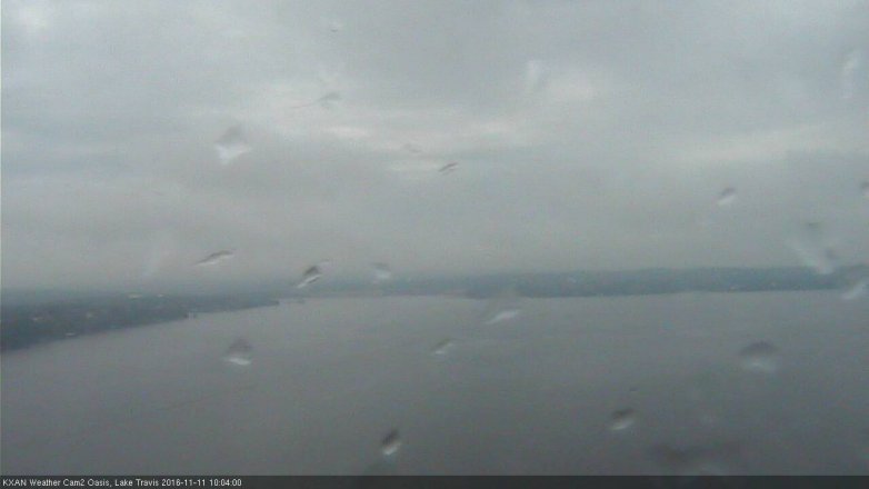 Lake Travis webcam, November 11, 2016 9:30 AM CT