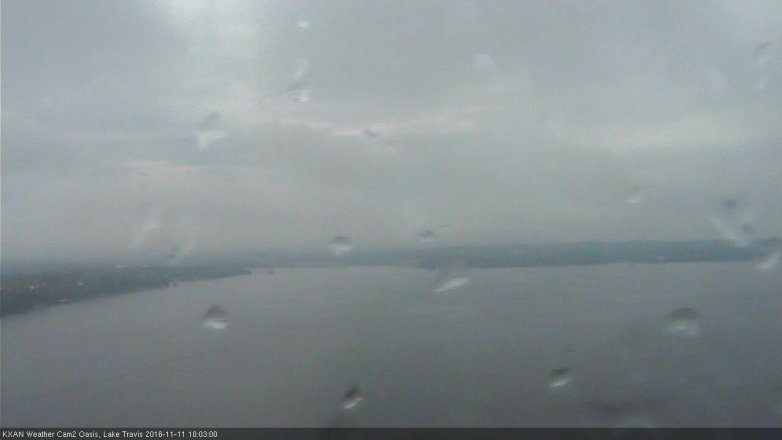 Lake Travis webcam, November 11, 2016 9:35 AM CT