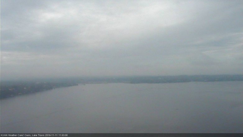 Lake Travis webcam, November 11, 2016 10:25 AM CT