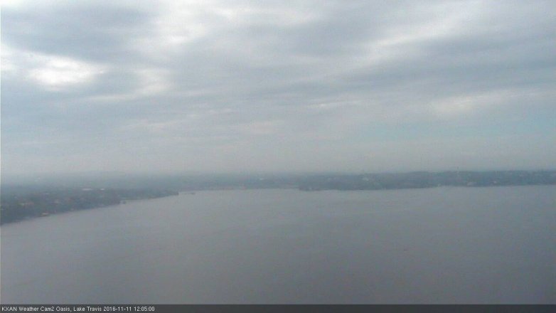 Lake Travis webcam, November 11, 2016 11:20 AM CT