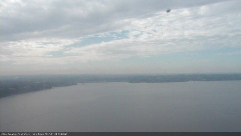 Lake Travis webcam, November 11, 2016 12:20 PM CT