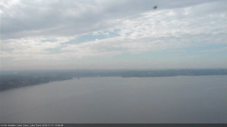 Lake Travis webcam, November 11, 2016 12:35 PM CT