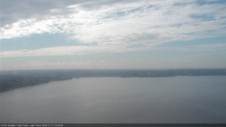 Lake Travis webcam, November 11, 2016 12:45 PM CT