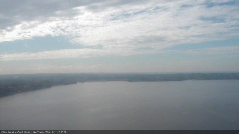 Lake Travis webcam, November 11, 2016 1:05 PM CT