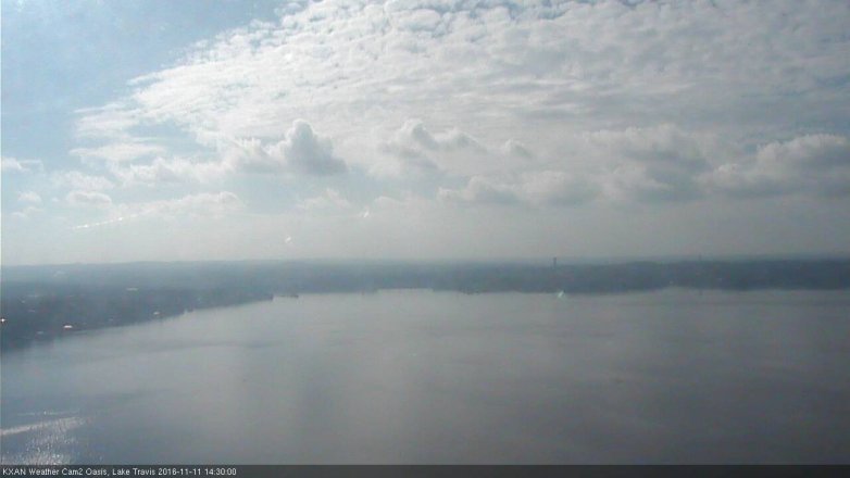 Lake Travis webcam, November 11, 2016 1:50 PM CT