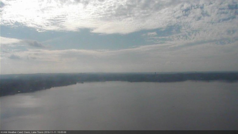 Lake Travis webcam, November 11, 2016 2:35 PM CT