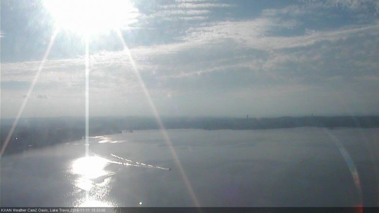 Lake Travis webcam, November 11, 2016 2:45 PM CT