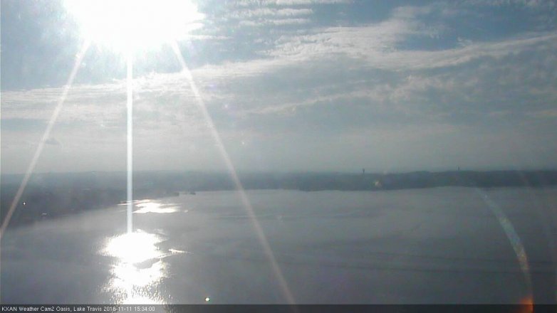 Lake Travis webcam, November 11, 2016 2:50 PM CT