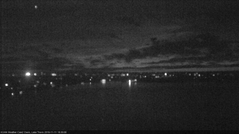 Lake Travis webcam, November 11, 2016 5:35 PM CT