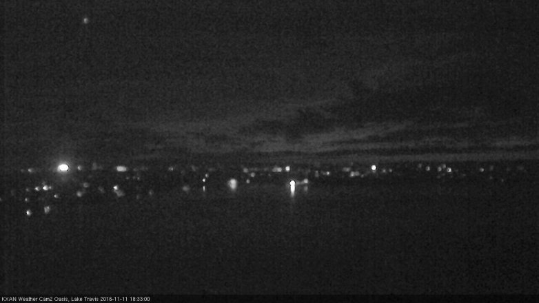Lake Travis webcam, November 11, 2016 6:00 PM CT