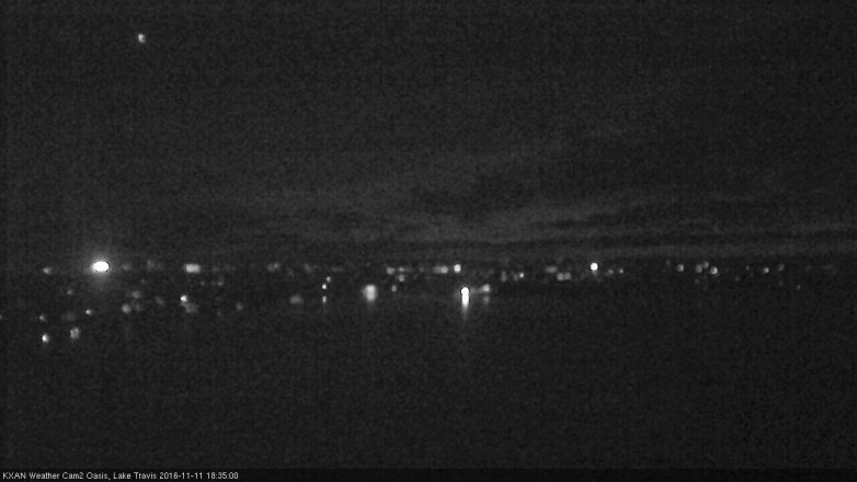 Lake Travis webcam, November 11, 2016 6:05 PM CT
