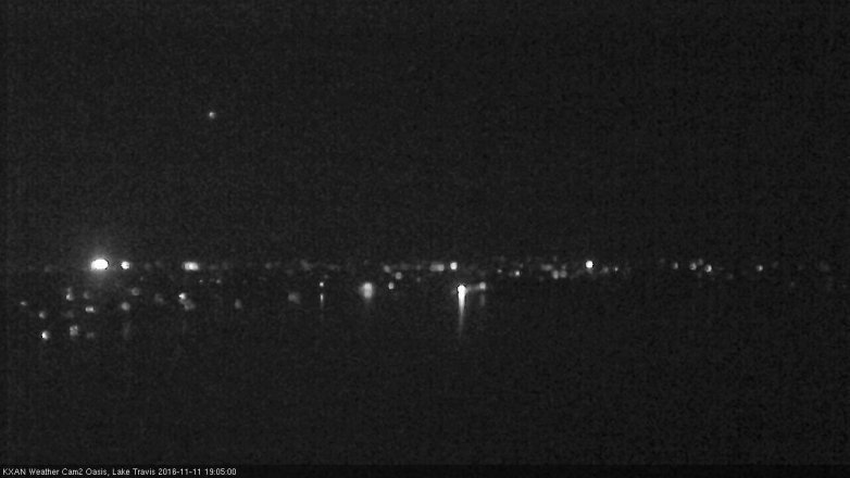 Lake Travis webcam, November 11, 2016 6:10 PM CT
