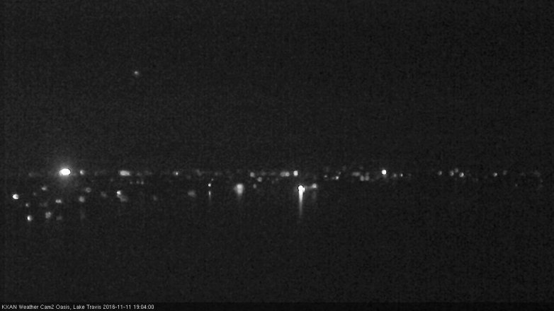 Lake Travis webcam, November 11, 2016 6:25 PM CT