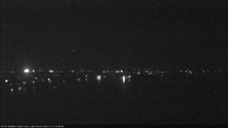 Lake Travis webcam, November 11, 2016 7:05 PM CT