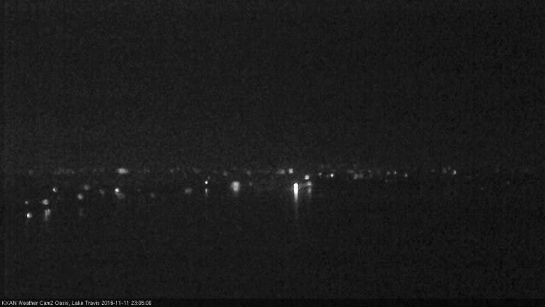 Lake Travis webcam, November 11, 2016 10:10 PM CT
