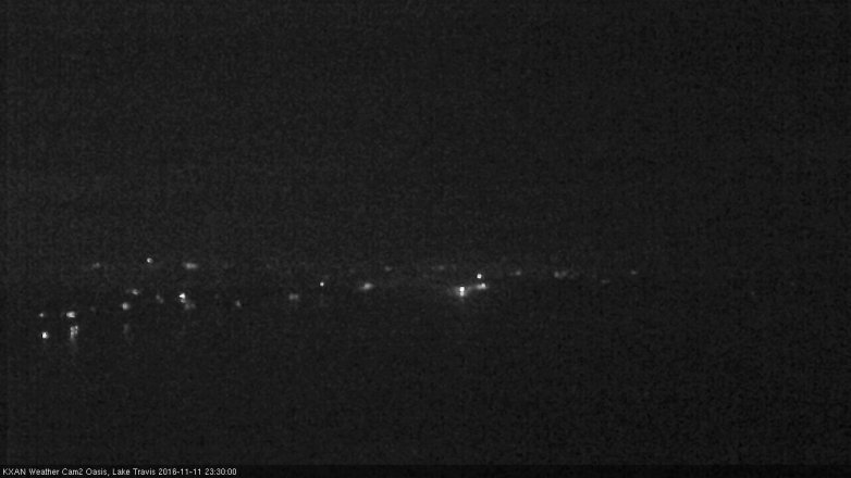 Lake Travis webcam, November 11, 2016 10:35 PM CT